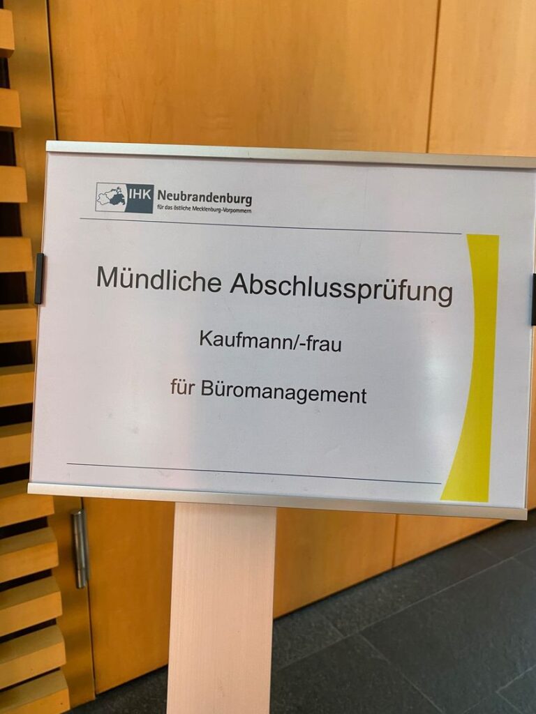 Prüfung bestanden.